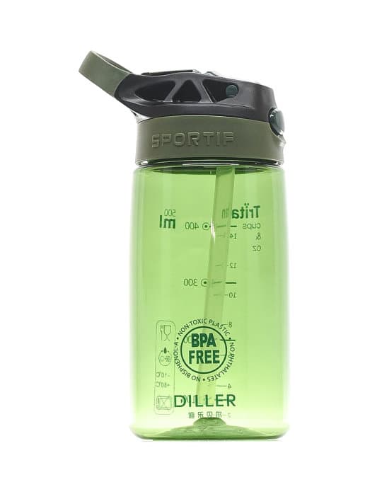 Diller Бутылка для воды D13 500ml (Зеленая)