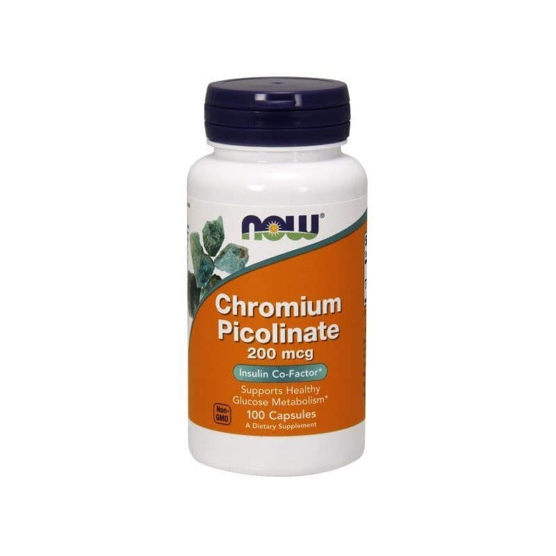 NOW Chromium Picolinate 200 mcg 100 caps фото