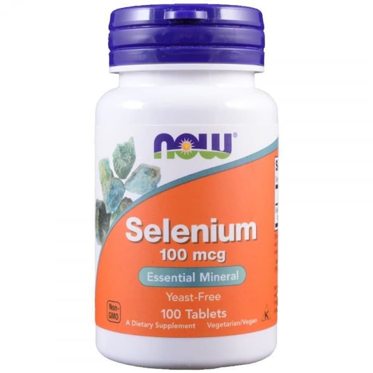 NOW Selenium 100mcg 250 tabs
