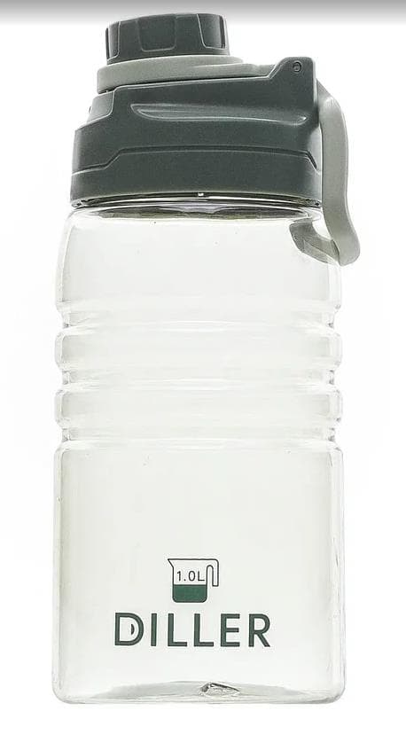 Diller Бутылка для воды D22 1000ml (Зеленая) фото