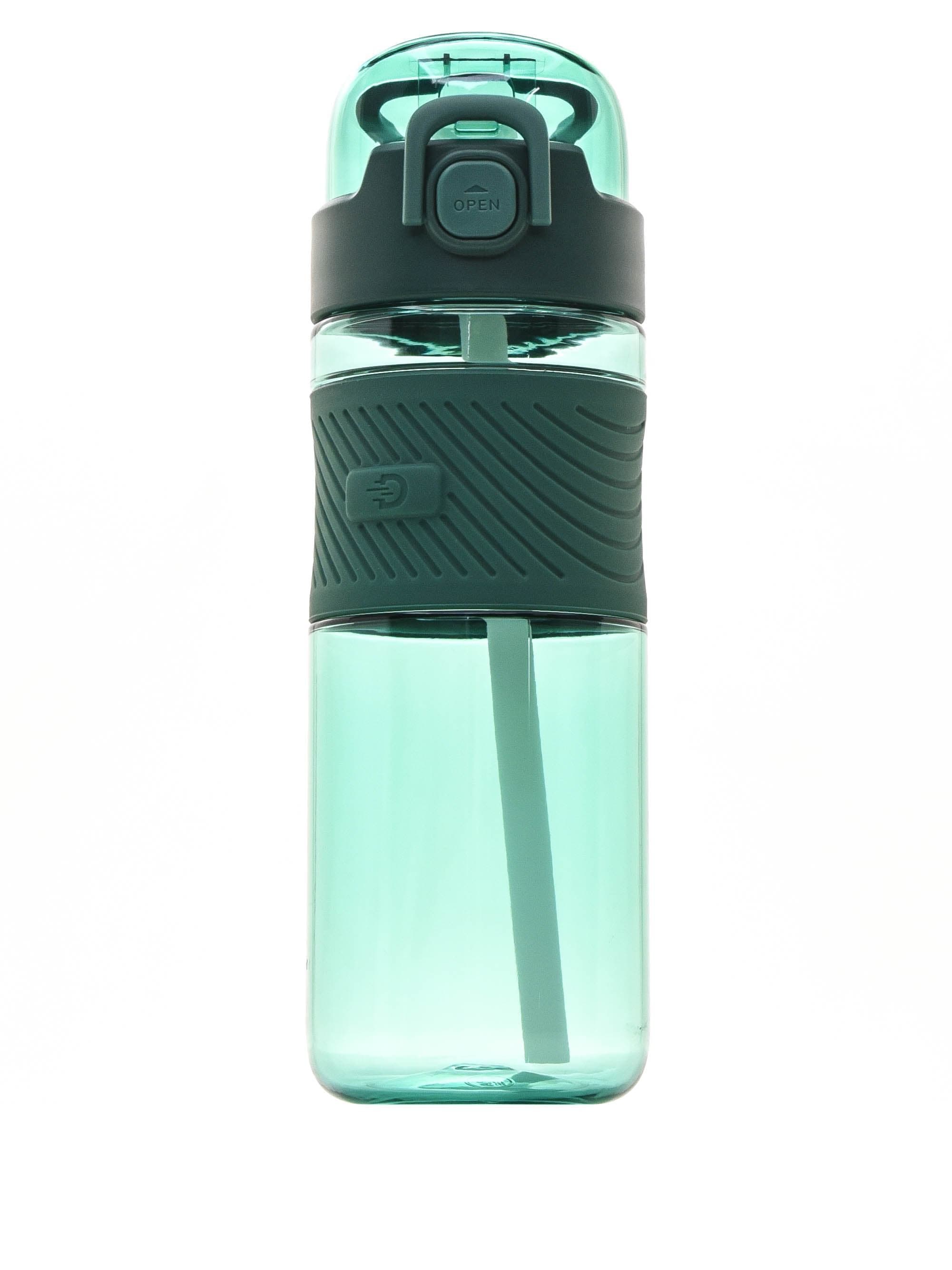 Бутылка для воды Diller DB-001 600 ml (С трубочкой) (Зеленый)