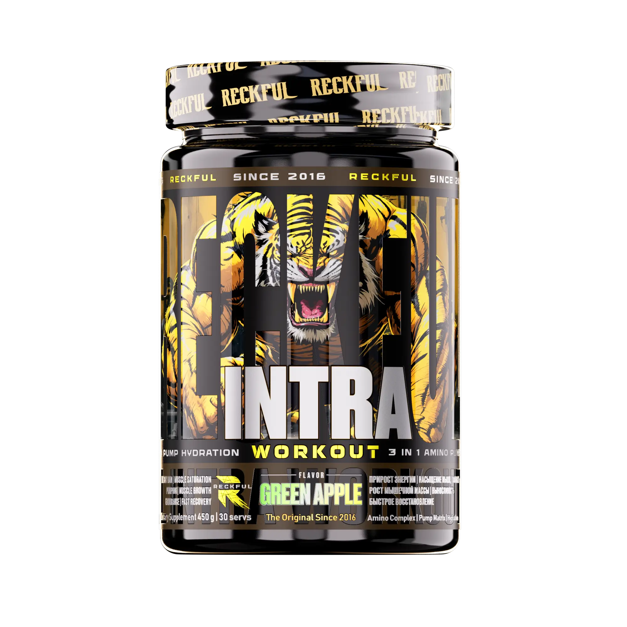 RECKFUL Intra Workout 450g 30 serv (bcaa+hydration+pump)