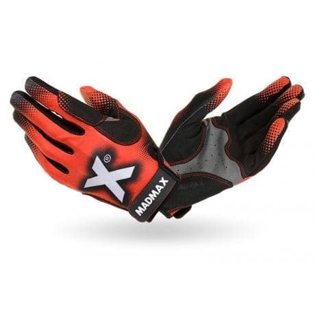 Перчатки Mad Max "Crossfit" MXG101\BK-HG-RD фото