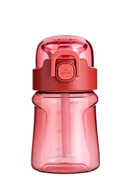 Бутылка для воды Diller DB-003 400 ml (с трубочкой) (Красный)