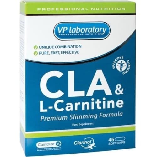 VP Laboratory CLA & L-carnitine 45 caps