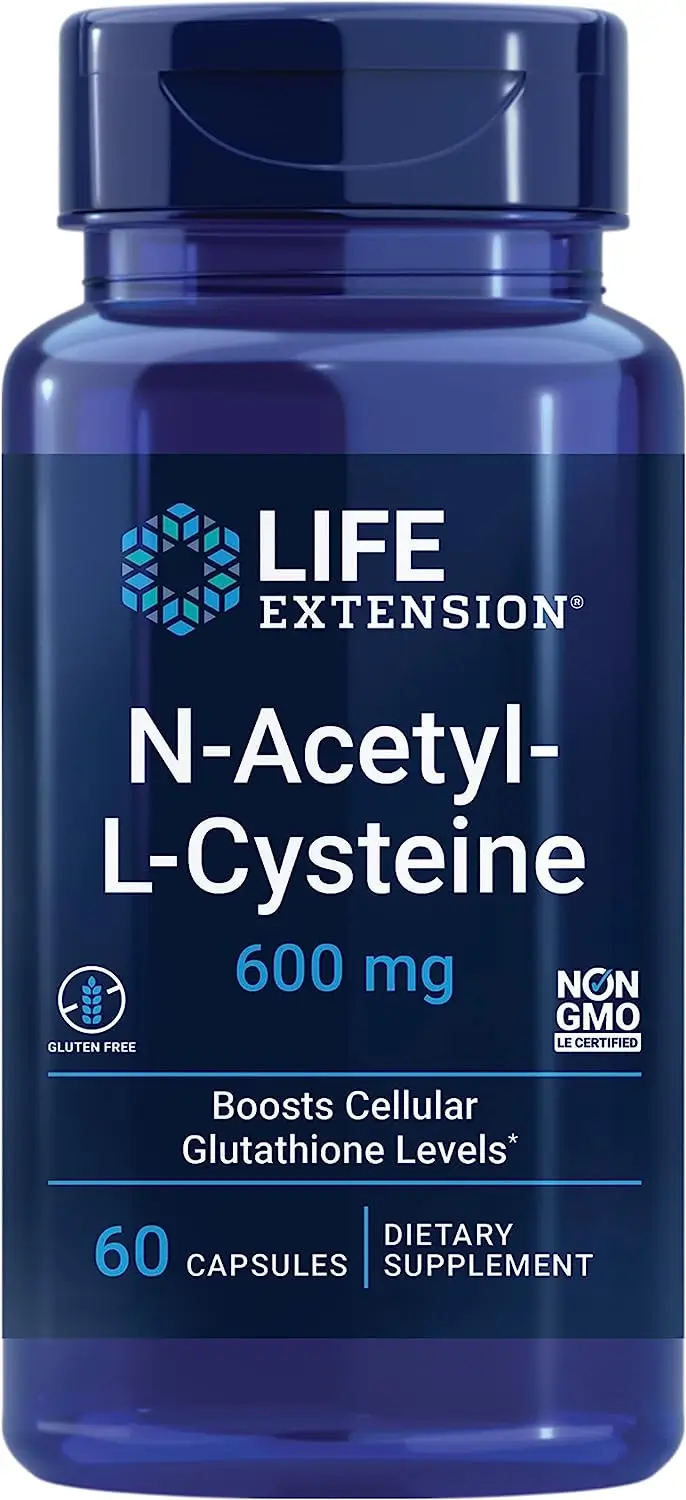 LIFE Extension N-Acetyl and LCysteine 600mg 60 caps фото