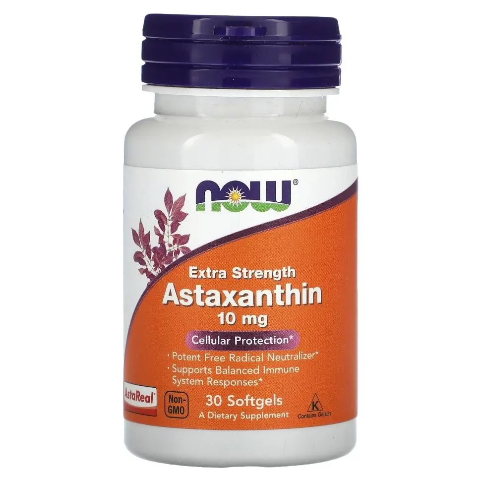 картинка NOW Astaxanthin 10 mg 30 sgels от магазина спортивного питания «2scoop»