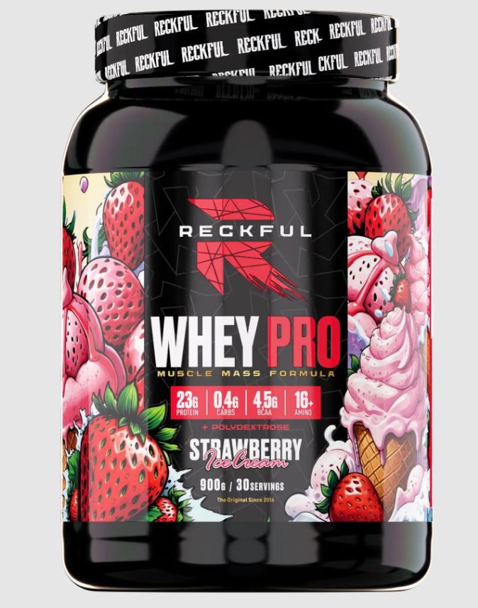 Reckful Whey+Polydextrose 900g 30 serv