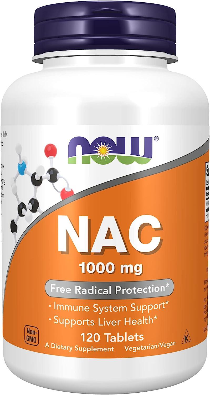 NOW N-Acetyl-Cysteine 1000 mg 120 tabs фото