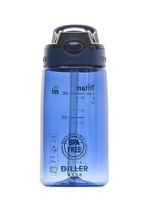 Diller Бутылка для воды D13 500ml (Голубая) фото