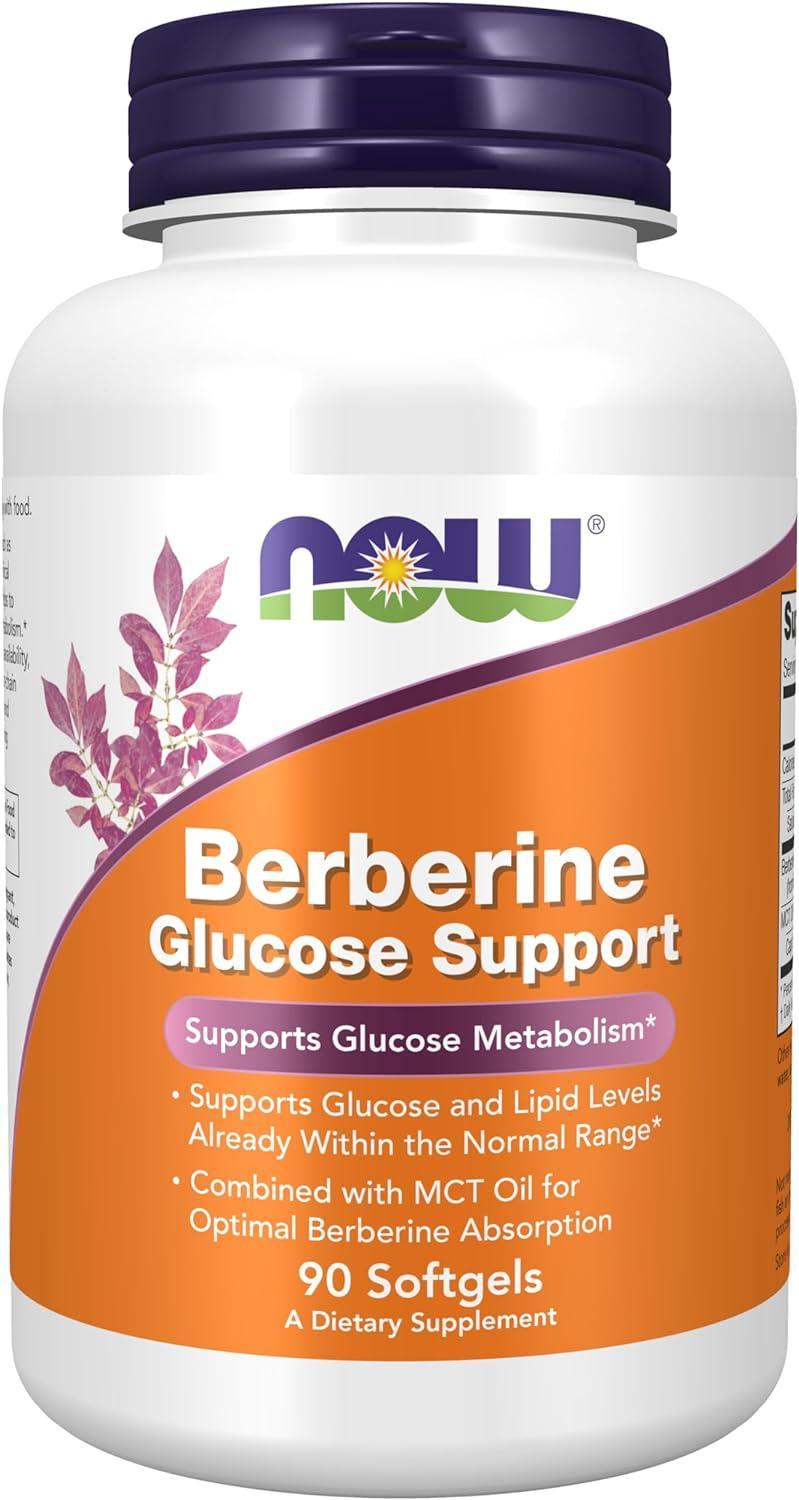 NOW Berberine Glucose Support 90 sgels