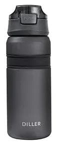 Бутылка для воды Diller D37 700 ml (Черный) фото