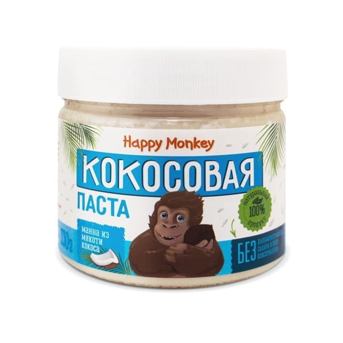 Happy Monkey Кокосовая Паста 330g
