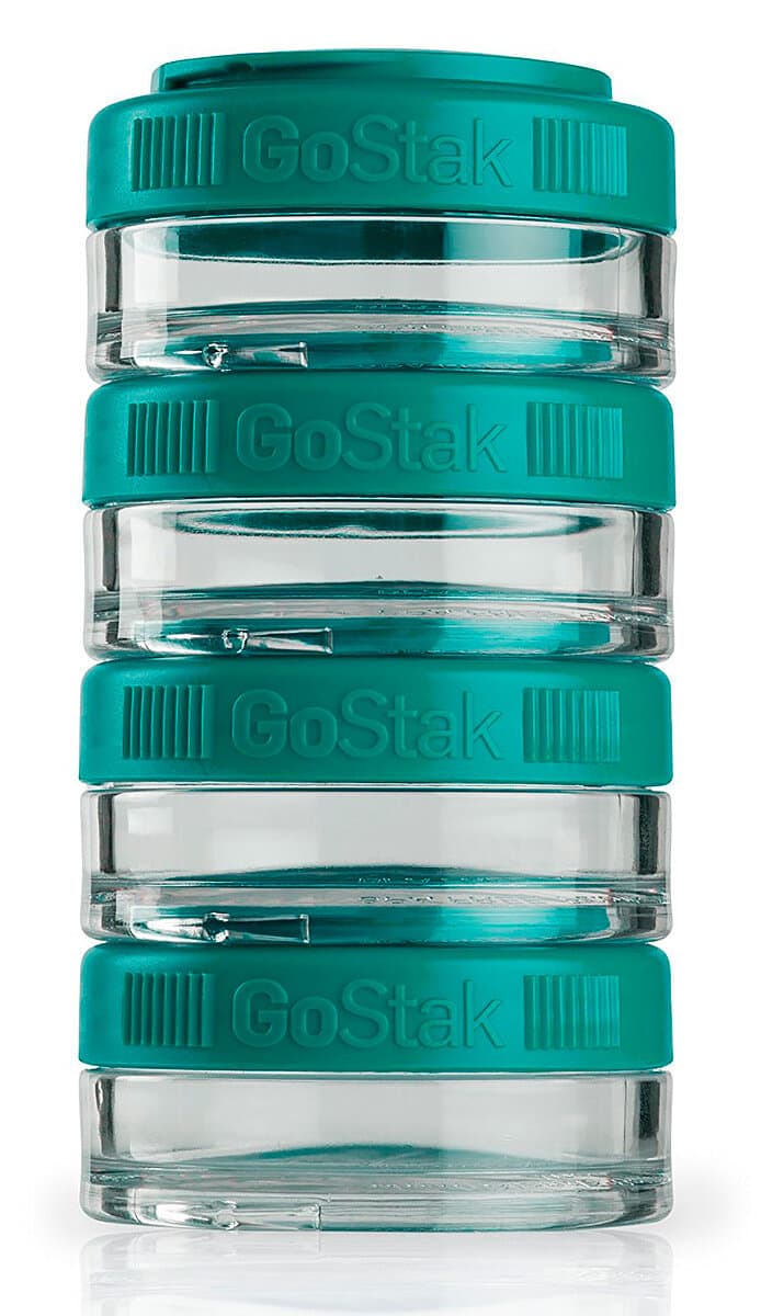 BlenderBottle GoStak (4 pack) 40 ml Cyan [бирюзовый]