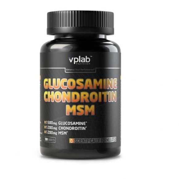 VP Laboratory Glucosamine & Chondroitin & MSM 90 tabs