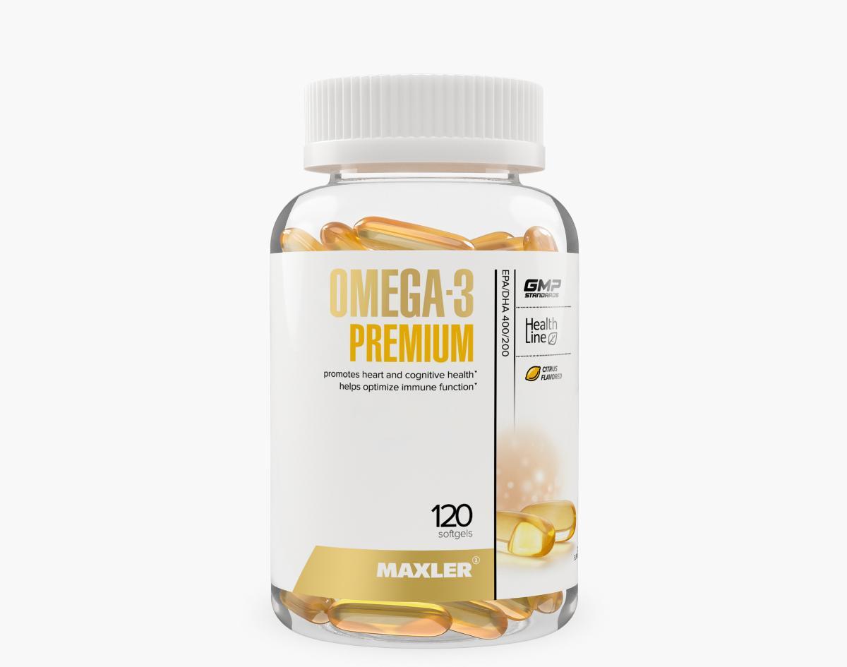 Maxler Omega-3 Premium 120 softgels