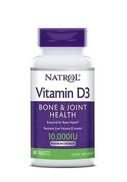 NATROL Vitamin D3 10000mg 60 tabs