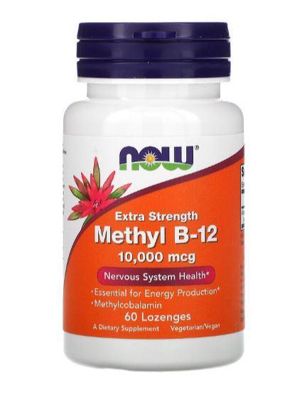 NOW Methyl B-12 10000mcg 60 loz фото