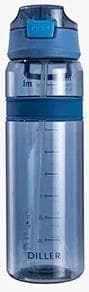 Бутылка для воды Diller D36 850 ml (Синий) фото