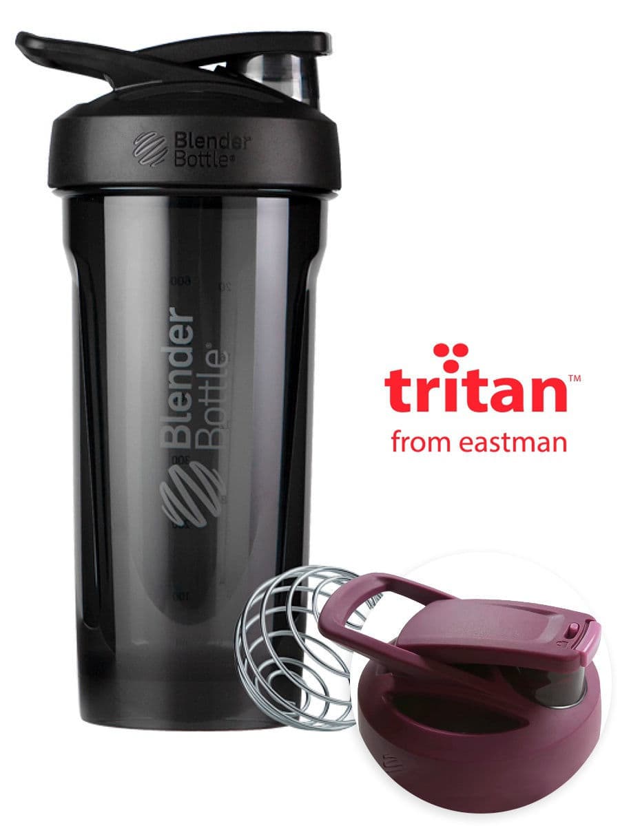 BlenderBottle STRADA Tritan 828ml (Black/Black (черный/черный))