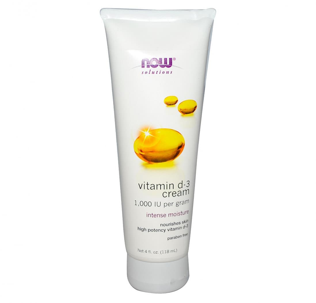 NOW Vitamin D-3 Body Cream 4 oz