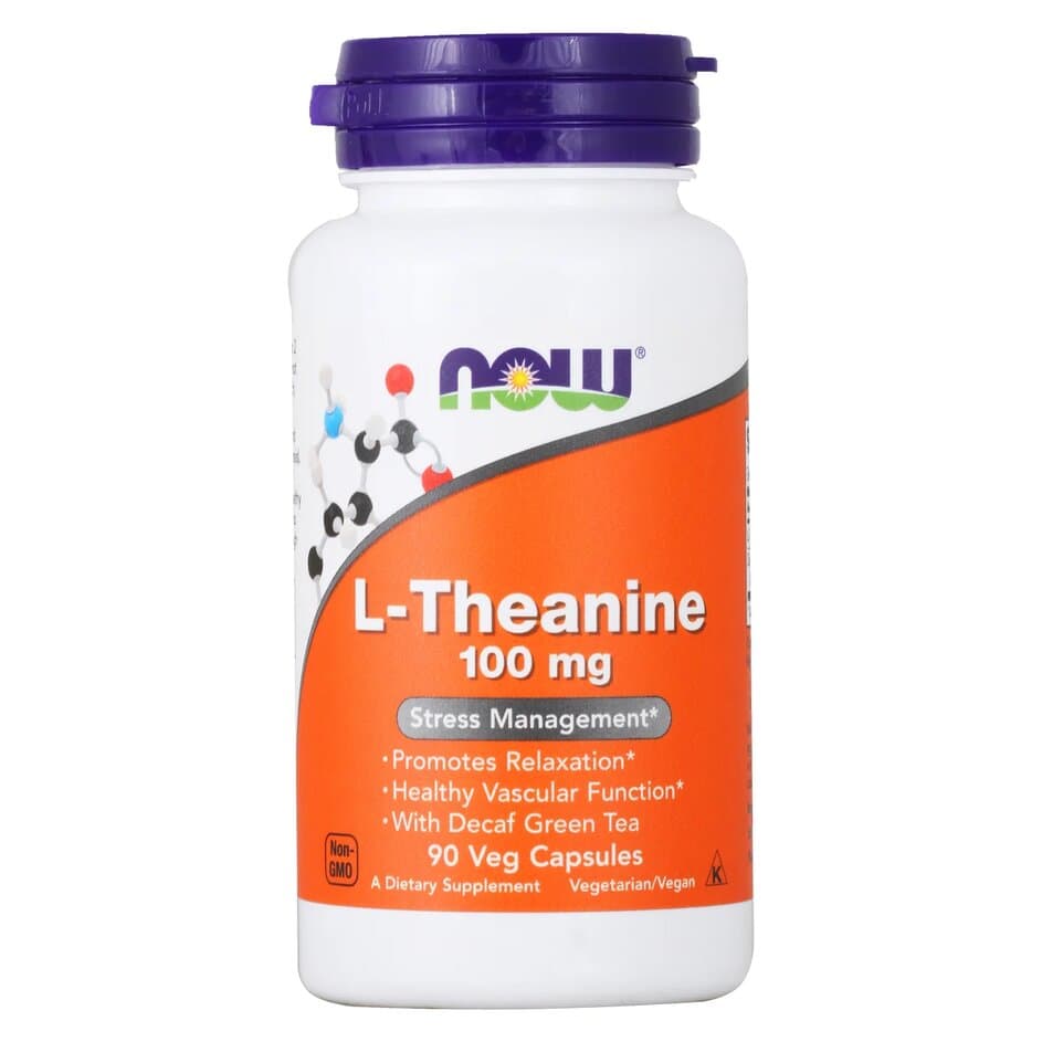 NOW L-Theanin 100 mg 90 chewable фото