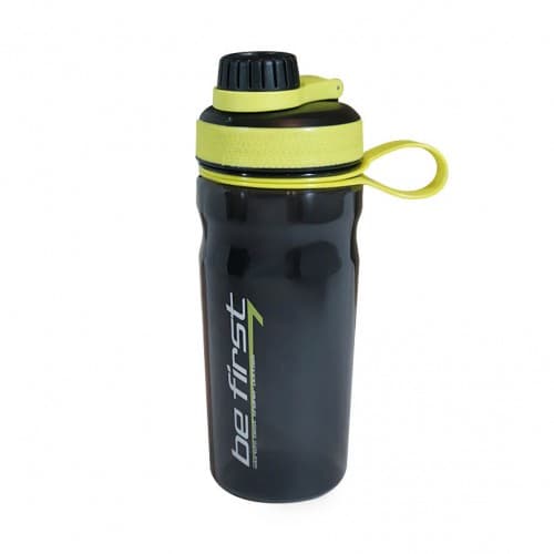 BeFirst Шейкер темный стакан 600ml (Желтая крышка)