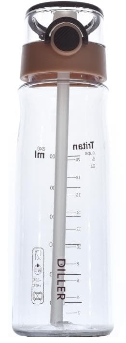 Бутылка для воды Diller D40 840 ml (Розовый)