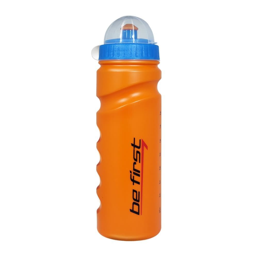 BeFirst Бутылка для воды Be First 750ml с крышкой (Оранжевая) фото