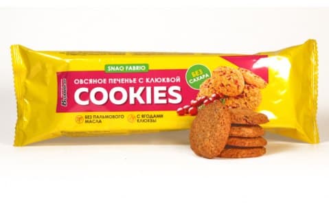 Bombbar SNAQ FABRIQ Печенье Овсяное 180g