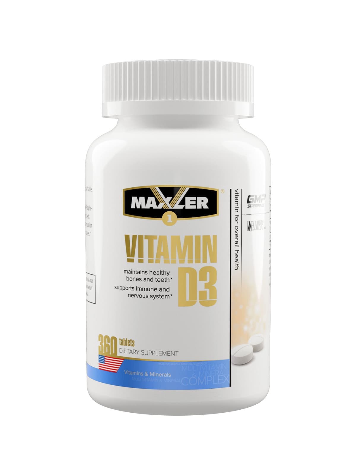 Maxler Vitamin D3 1200 IU 360 tabs