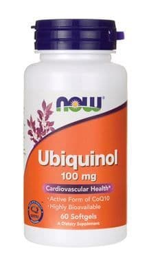 NOW Ubiquinol 100mg 60 sgeils