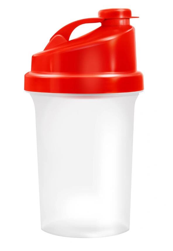 BeFirst Шейкер с цветной крышкой 500ml (Красная крышка)