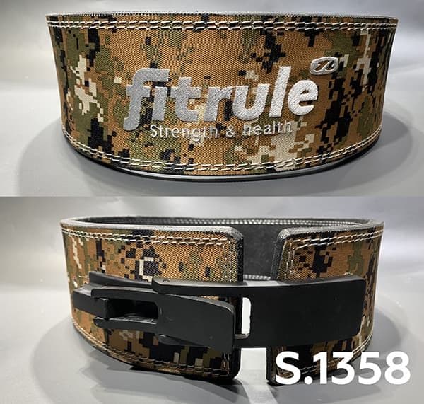 FitRule Ремень с Карабином Камуфляж арт1358 (S)