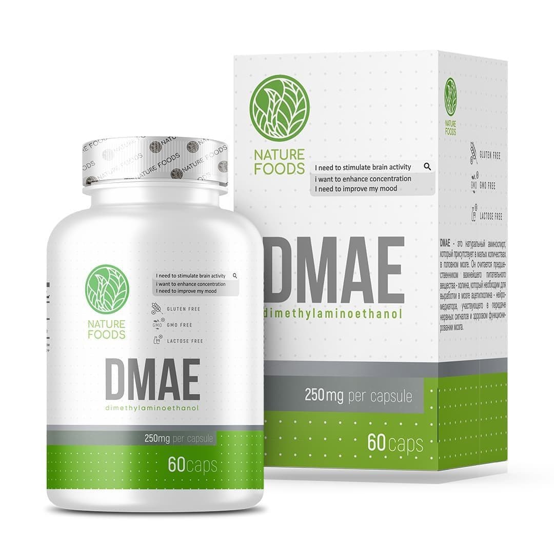 Nature Foods DMAE 250mg 60 caps фото