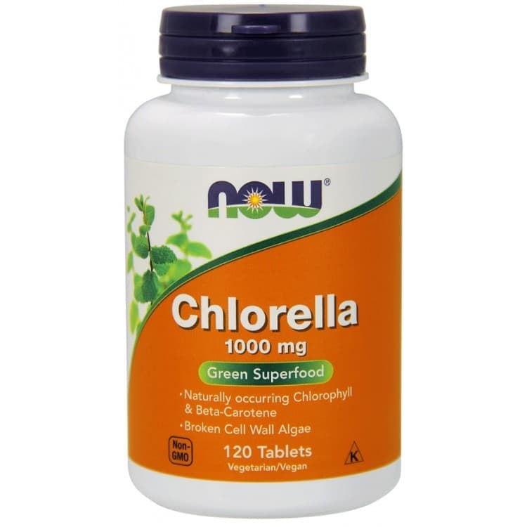 NOW CHLORELLA 1000mg 120 tabs