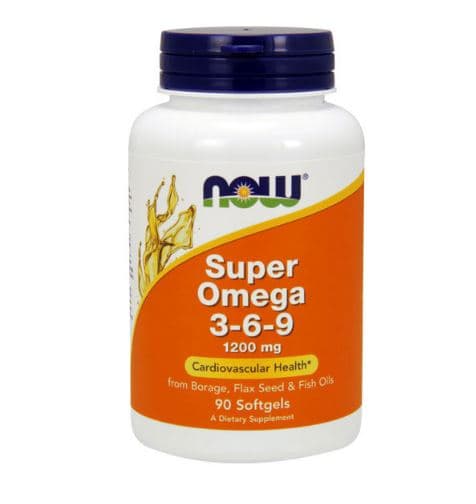 NOW Super Omega 3-6-9 1200 mg 90 sof фото