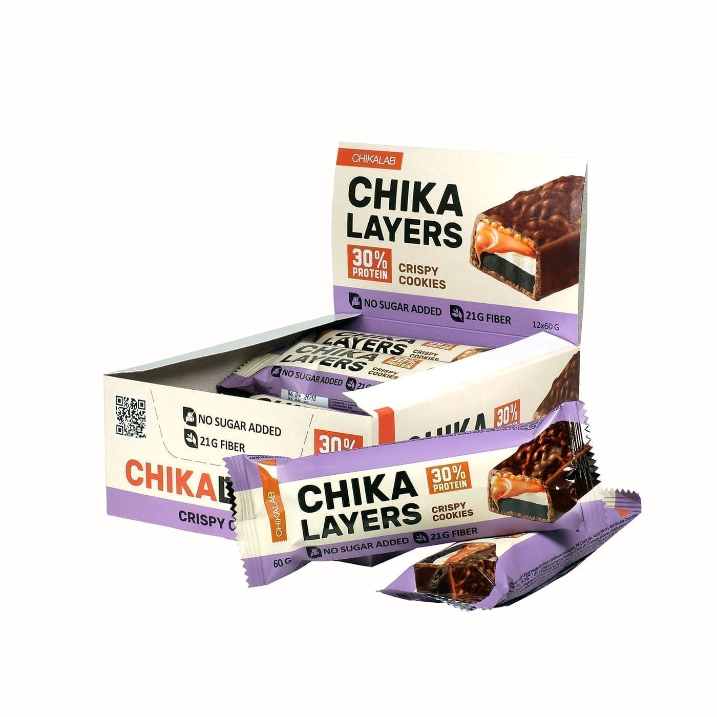 CHIKALAB Батончик CHIKALAYERS Глазированный 60g фото