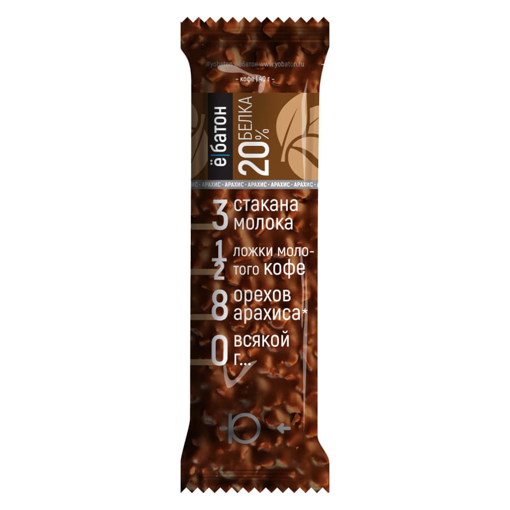 Ё/Батон Bar с Арахисом 40g