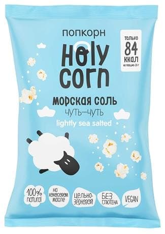 Holy Corn Кукуруза воздушная (попкорн) (60г) (Морская соль)