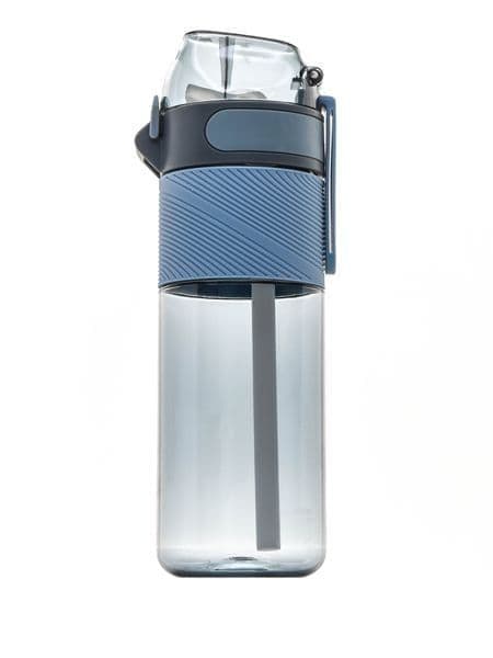 Спортивная бутылка для воды Diller DB-002 650 ml (с трубочкой) (Синий)