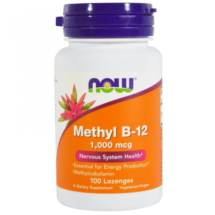 NOW Methyl B-12 1000mcg 100 loz фото