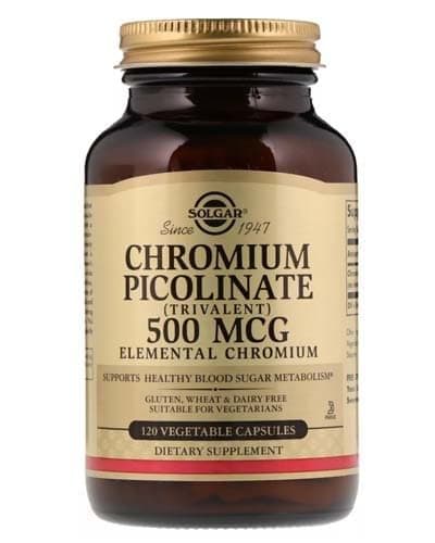Solgar Chromium Picolinate 500 mcg 120 caps