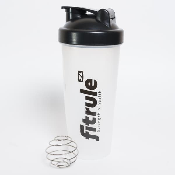 FitRule Шейкер классический (прозрачный+черная крышка) фото