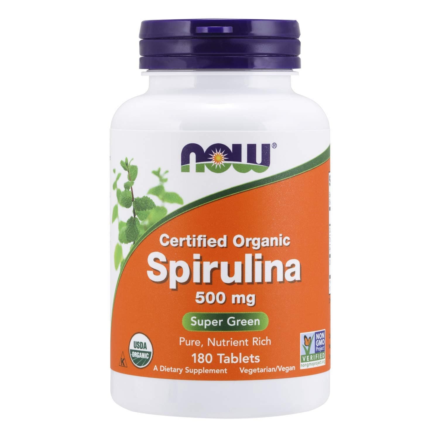 NOW Spirulina 500 mg 180 tabs