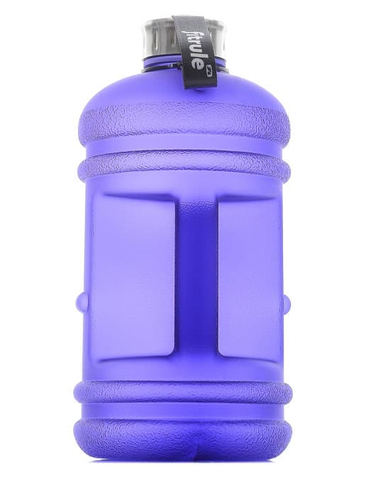 FitRule Бутыль прорезиненная металлическая крышка 2,2L (Фиолетовый) фото