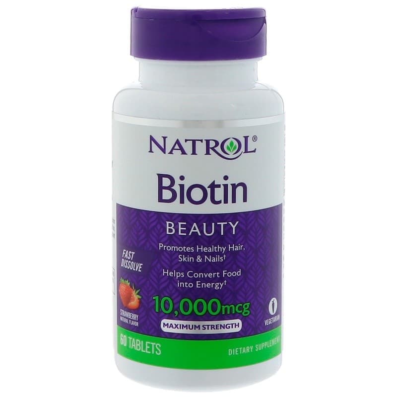 NATROL Biotin 10000mcg 60 tabs