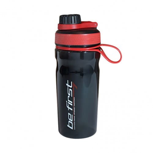 BeFirst Шейкер темный стакан 600ml (Красная крышка)