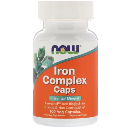 NOW Iron Complex 100 vcaps фото