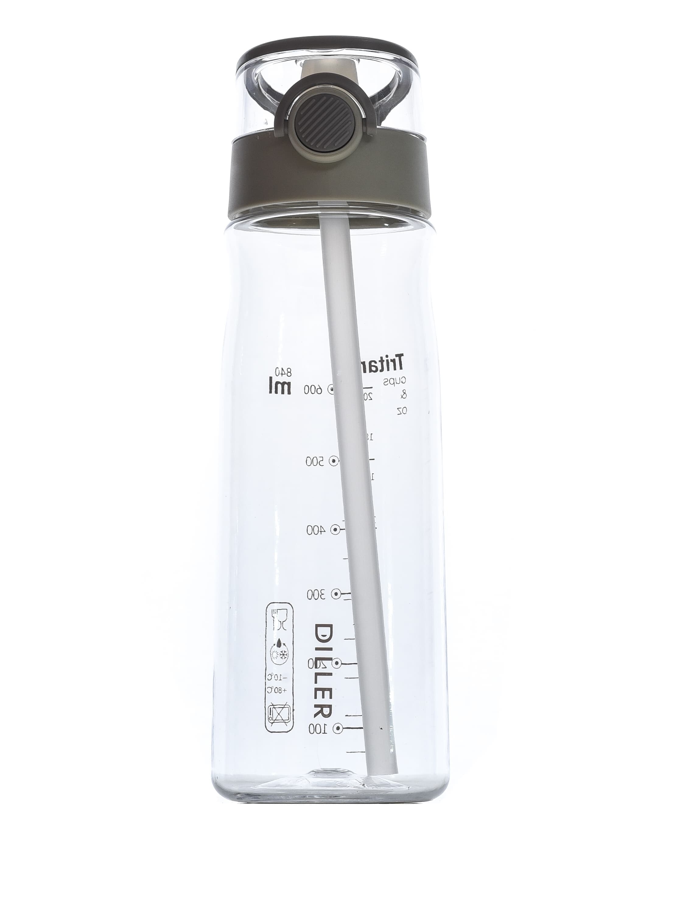 Бутылка для воды Diller D40 840 ml (Белый)